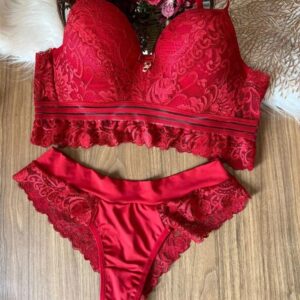 Conjunto Lingerie vermelho