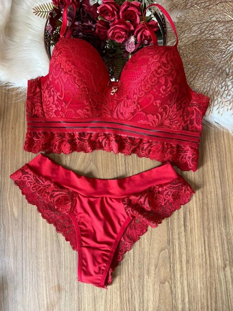 Conjunto Lingerie vermelho