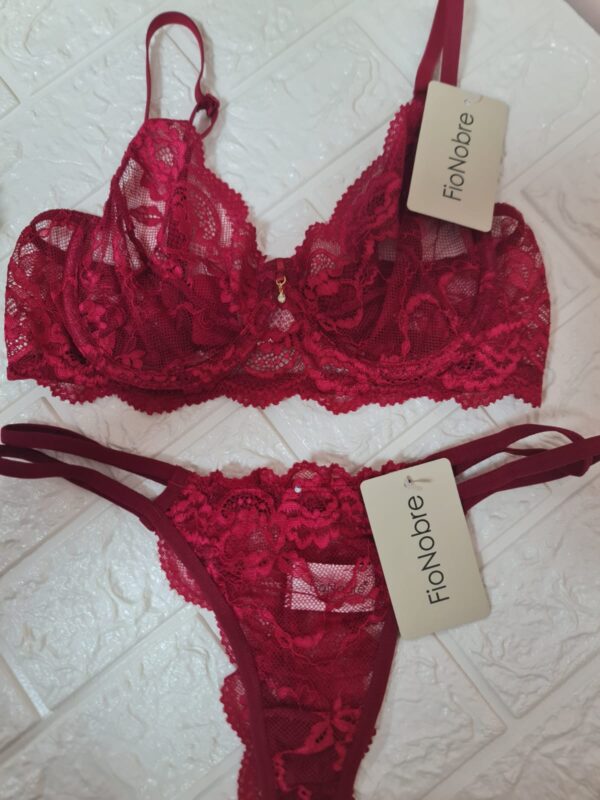 Conjunto Lingerie Renda sem bojo - Imagem 2